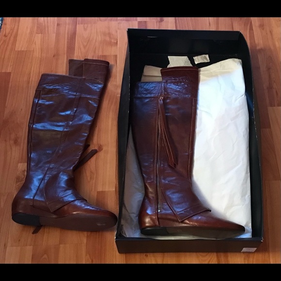 Derek Lam 20 Crosby OTK Brown Boots - Picture 5 of 5